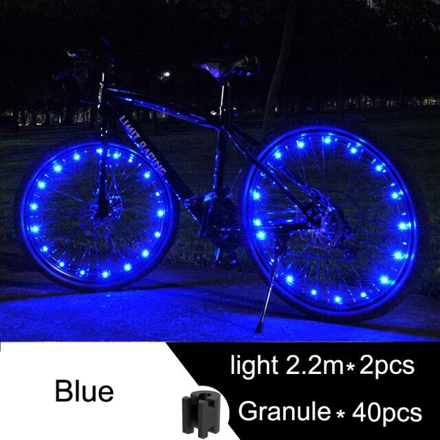 Waterproof LED Bike Wheel Light Strip for Night Riding Safety
