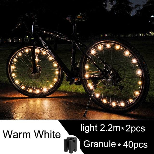 Waterproof LED Bike Wheel Light Strip for Night Riding Safety