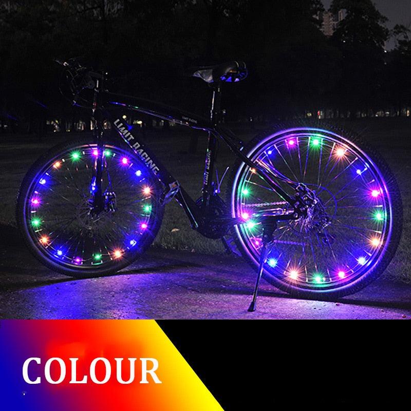 LED Bicycle Spoke Lights for Enhanced Safety and Wheel Visibility