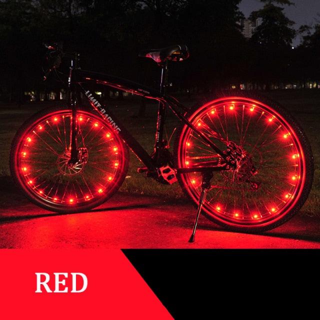 LED Bicycle Spoke Lights for Enhanced Safety and Wheel Visibility