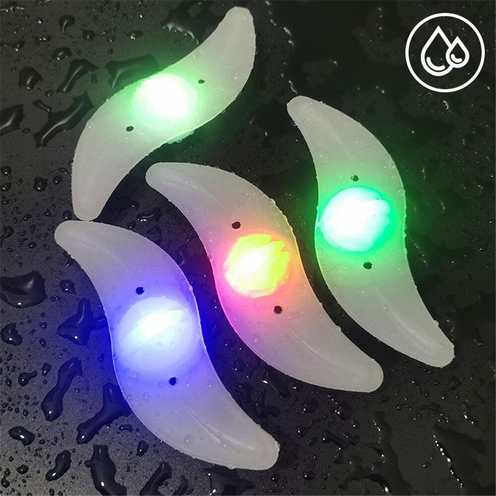 Willow Shape LED Bicycle Spoke Light Waterproof Wheel Safety Lamp