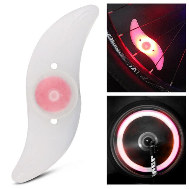 Willow Shape LED Bicycle Spoke Light Waterproof Wheel Safety Lamp