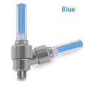 LED Bicycle Tire Valve Lights - Ultralight Motion-Activated Set