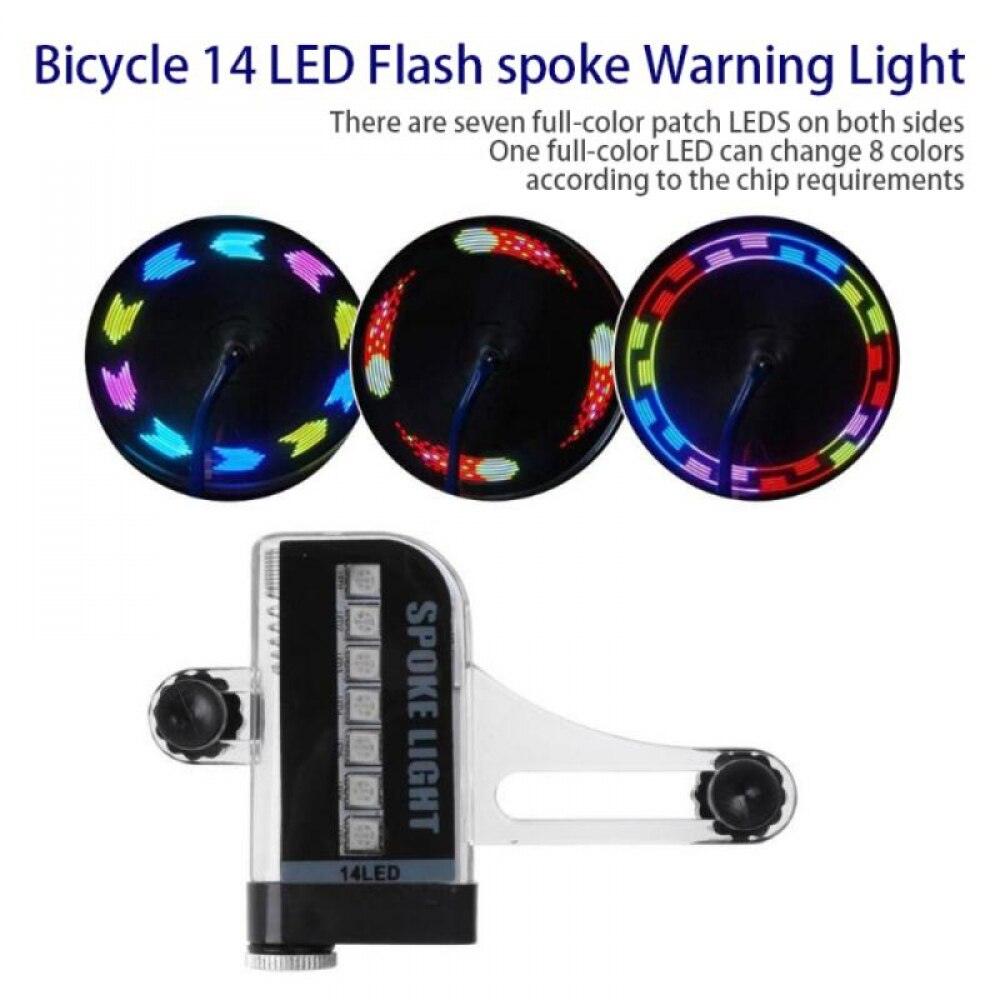 Mini LED Bicycle Wheel Valve Cap Light Neon Warning Lamp