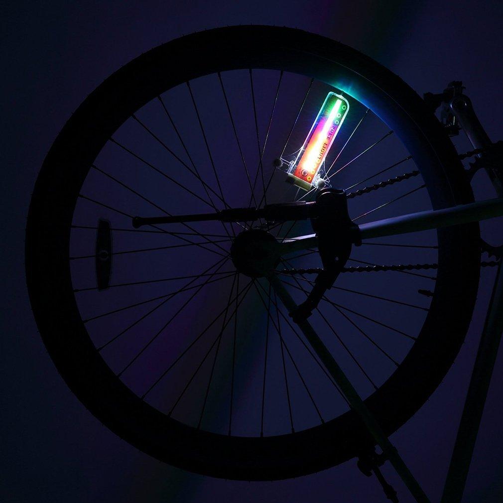Flexible LED Bicycle Spoke Lights for 24-Inch Wheel Safety