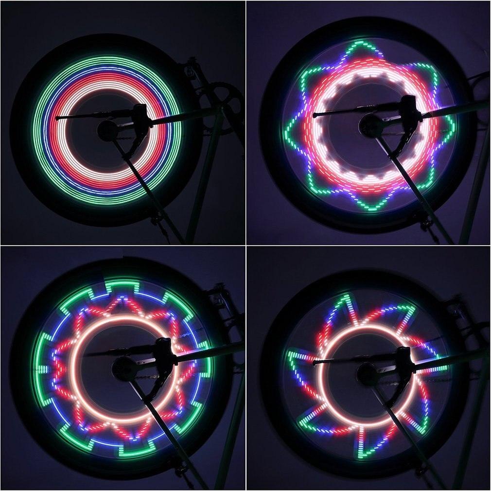 Flexible LED Bicycle Spoke Lights for 24-Inch Wheel Safety