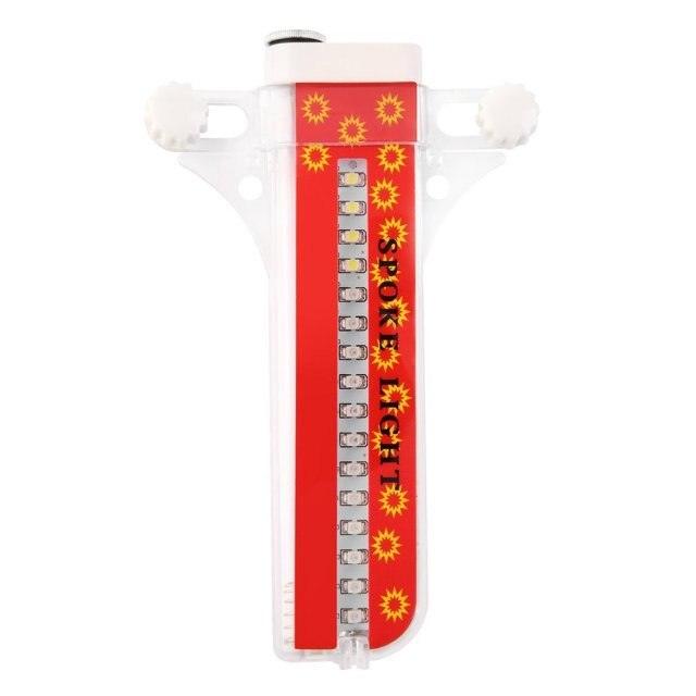 Flexible LED Bicycle Spoke Lights for 24-Inch Wheel Safety