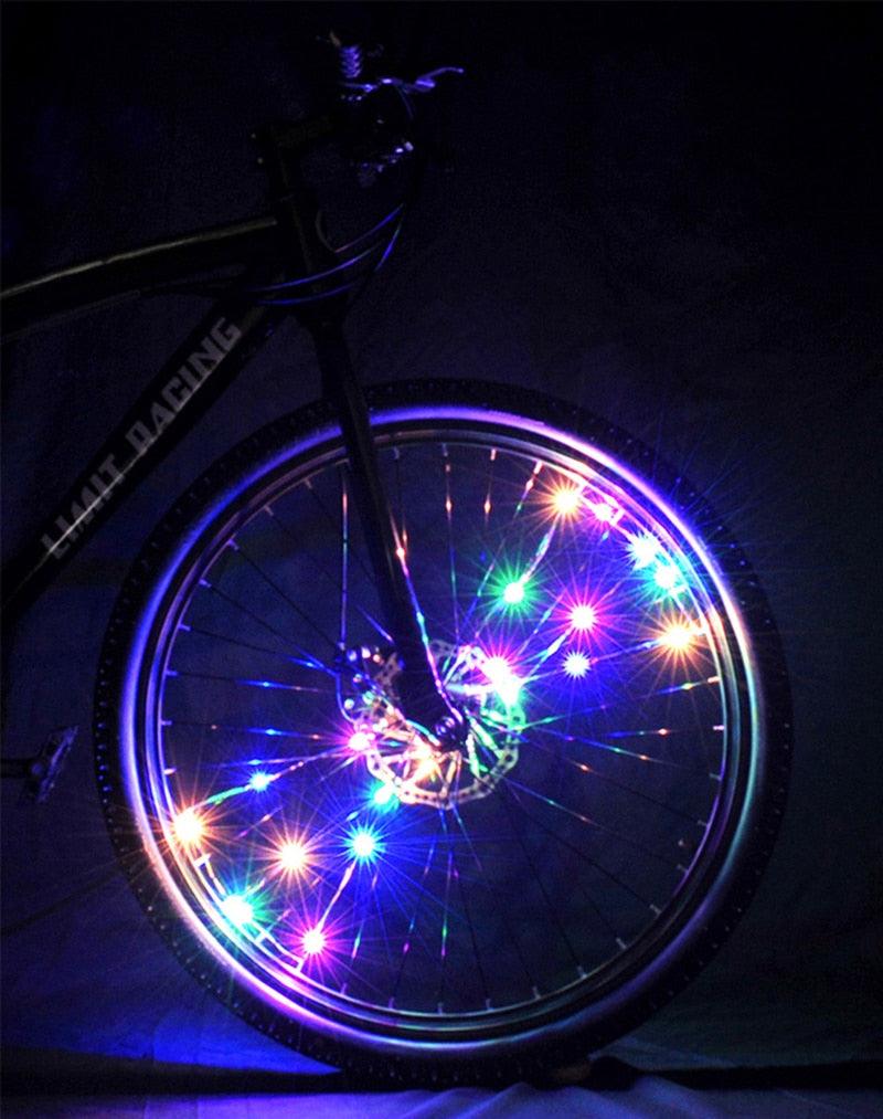 Waterproof LED Bicycle Spoke Light for High Visibility Night Cycling