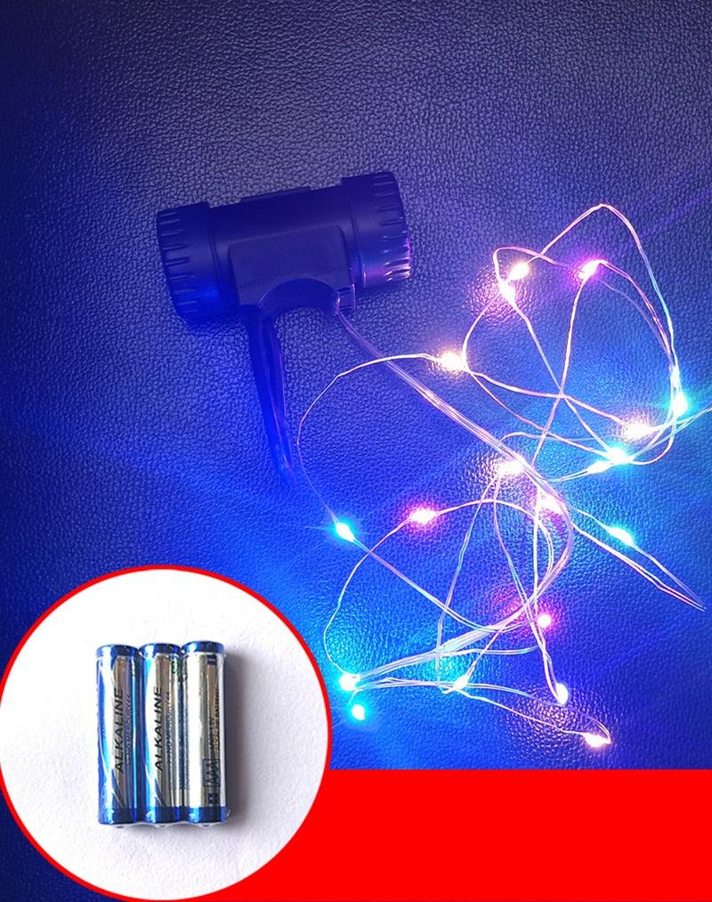 Waterproof LED Bicycle Spoke Light for High Visibility Night Cycling