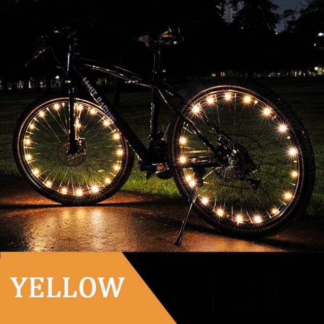 Waterproof LED Bicycle Spoke Light for High Visibility Night Cycling