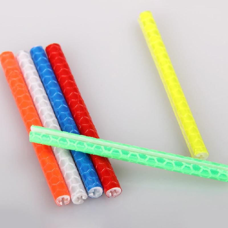12-Piece Bicycle Spoke Reflectors High Visibility Safety Light Clip