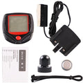 15-Function Mini Bike Computer & Odometer with LCD Display