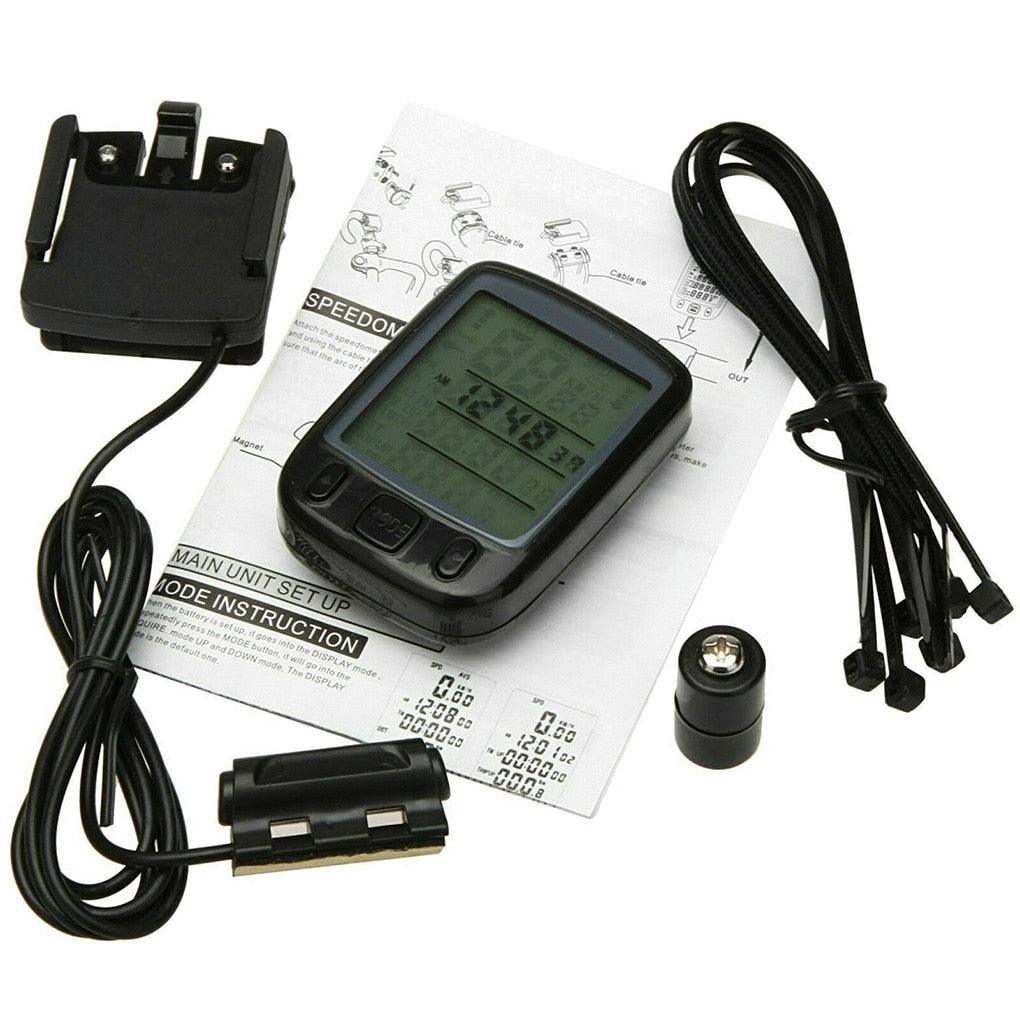 Digital Waterproof Bike Computer with Backlight & Speed Tracking
