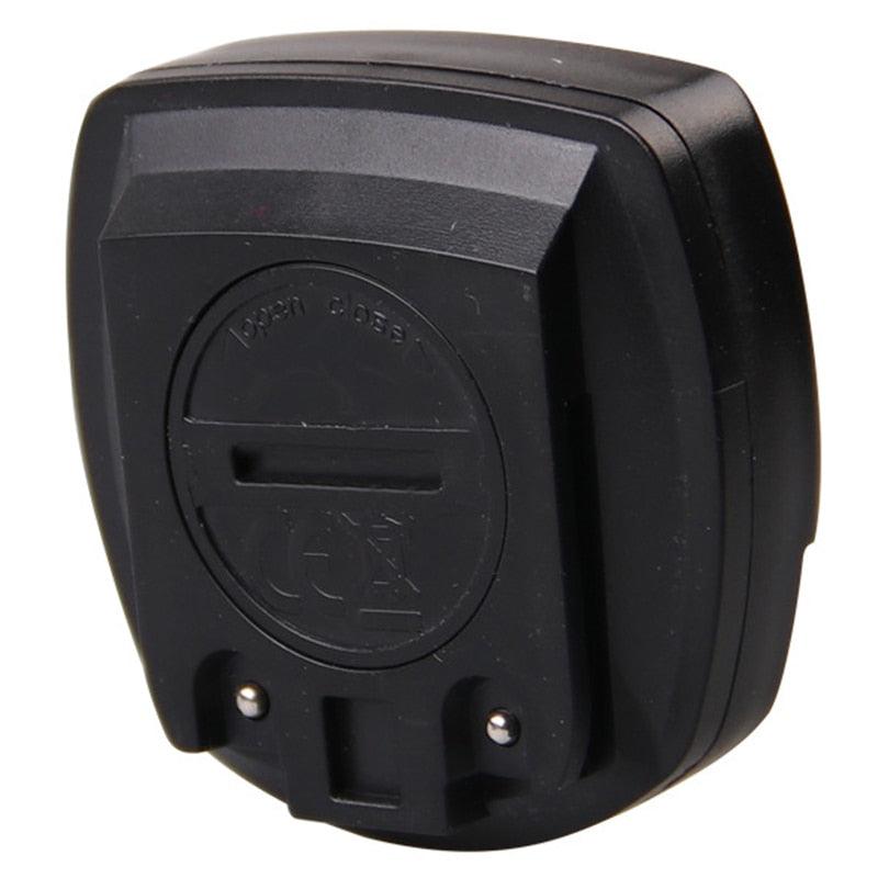 Mini Waterproof Digital Bike Speedometer & Odometer, Black/Red