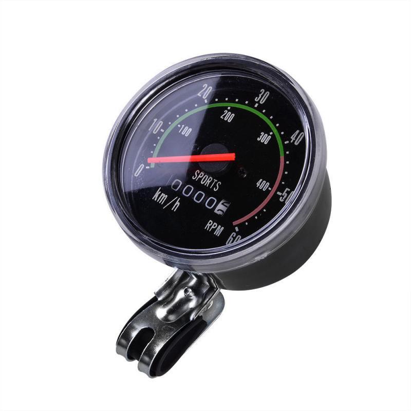 Vintage Mechanical Bicycle Speedometer Analog Odometer Retro Style