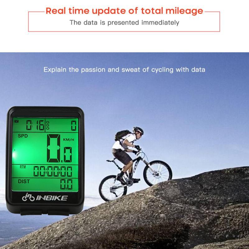 HD LCD Bike Speedometer and Odometer - Waterproof Cycling Meter