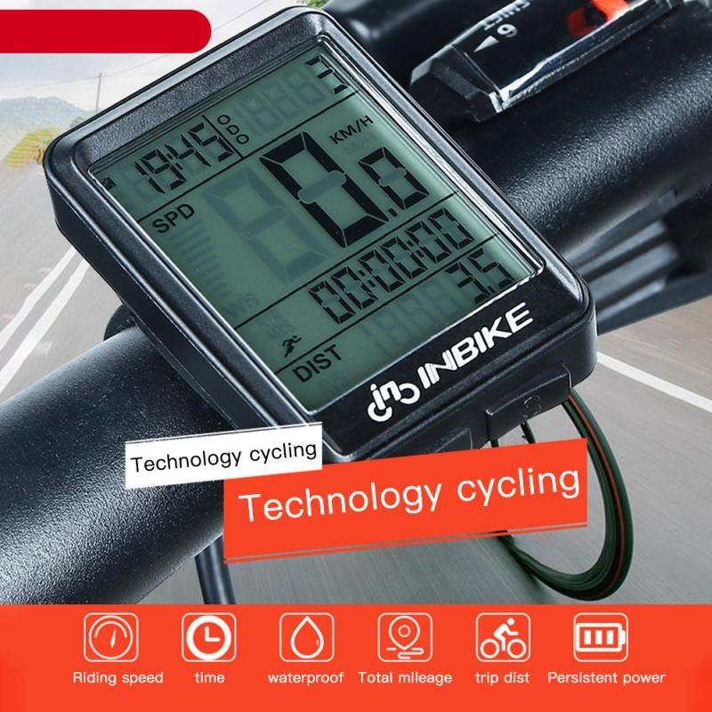 HD LCD Bike Speedometer and Odometer - Waterproof Cycling Meter