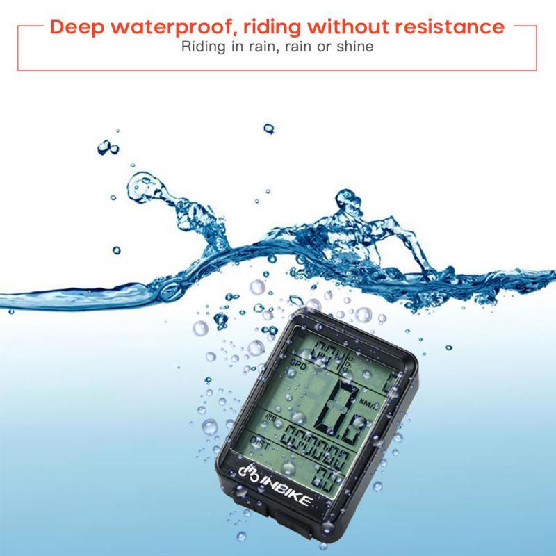 HD LCD Bike Speedometer and Odometer - Waterproof Cycling Meter