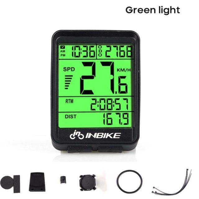 HD LCD Bike Speedometer and Odometer - Waterproof Cycling Meter