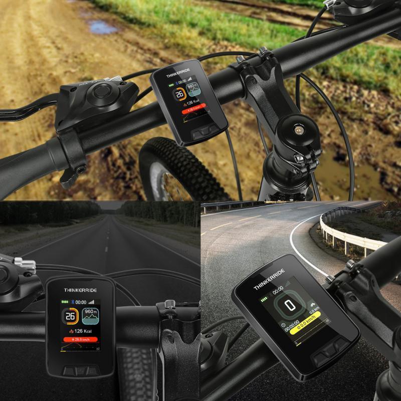 Wireless GPS Bike Computer with Large LCD Color Display & Mapping
