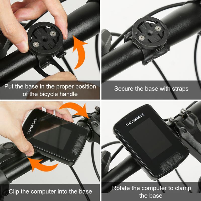 Wireless GPS Bike Computer with Large LCD Color Display & Mapping