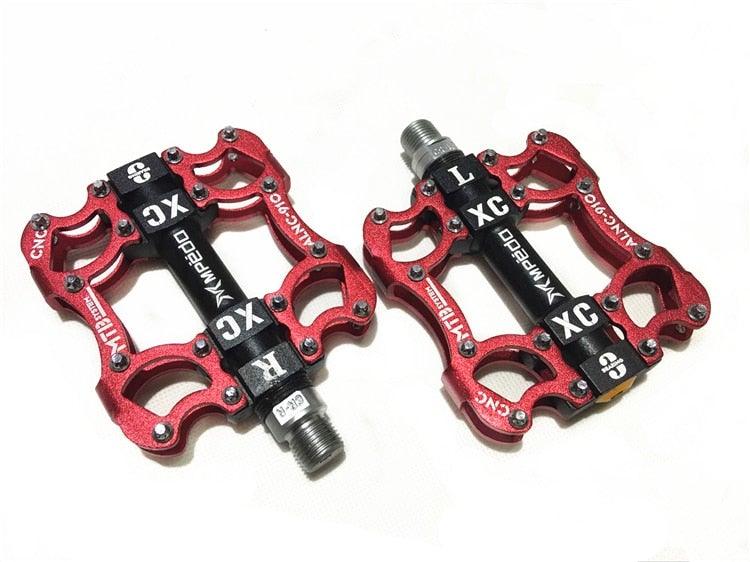 Professional Sealed Bearing Aluminum Flat Pedals for MTB & Road