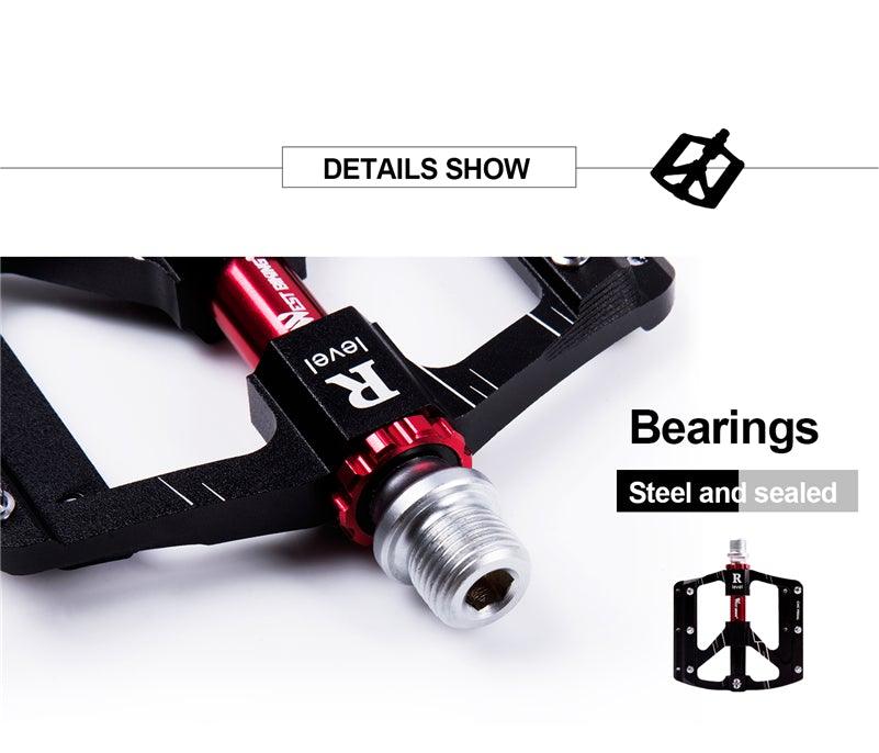 Ultralight 3-Bearing Bicycle Pedals for Road and Mountain Cycling