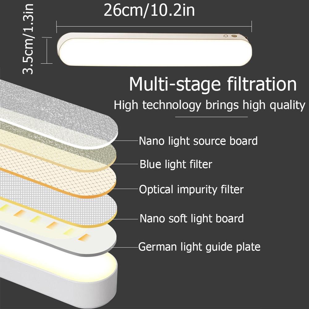 Minimalist Magnetic LED Desk Lamp with 30-Second Delay Off