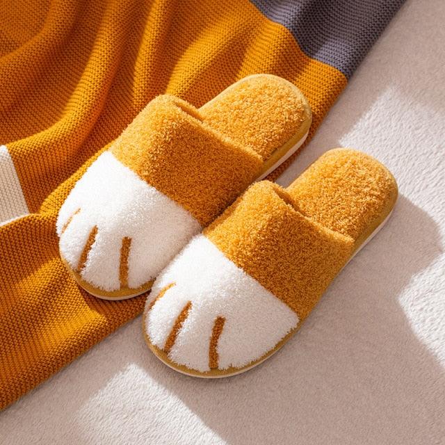 Women’s Plush Memory Foam Cat Slippers – Cozy Warm Indoor House Shoes