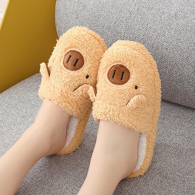 Women’s Plush Memory Foam Cat Slippers – Cozy Warm Indoor House Shoes