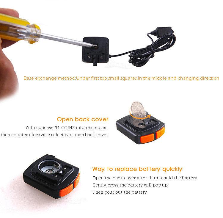Digital Bike Computer Waterproof Cycling Speedometer with Backlight