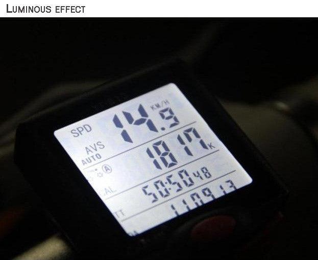 Digital Bike Computer Waterproof Cycling Speedometer with Backlight