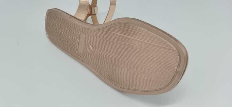 Women’s Leopard Print Leather Flat Sandals Open Toe Beach Shoes
