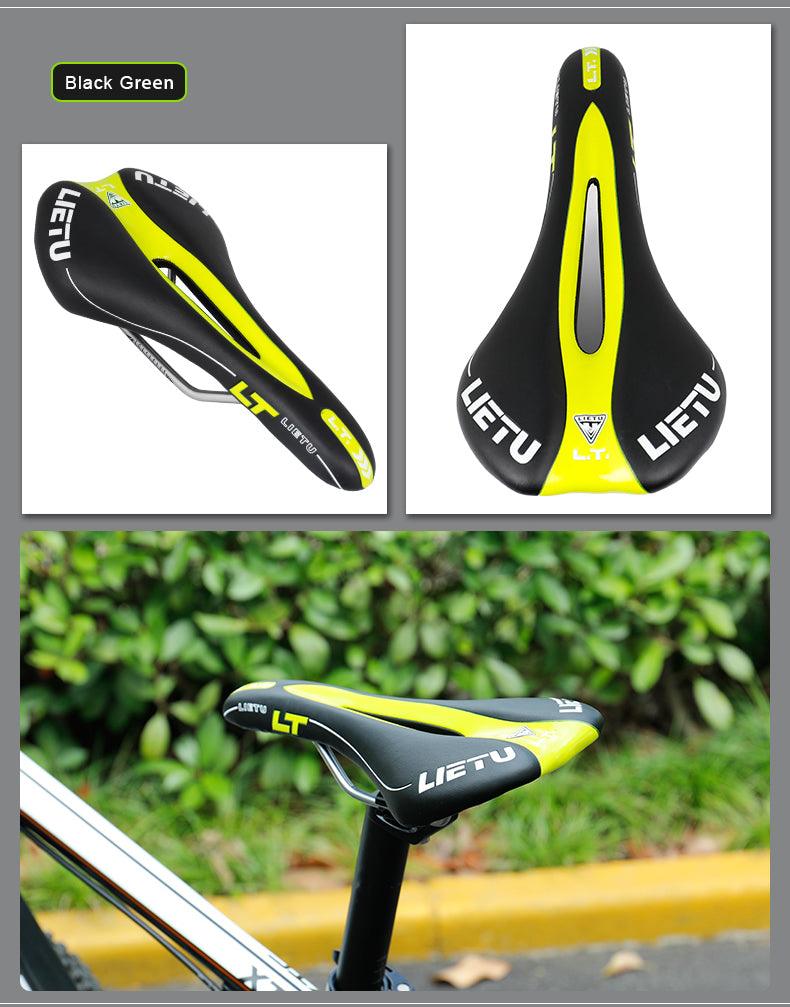 Ergonomic Perforated Road Bike Saddle with High-Density Foam Gel