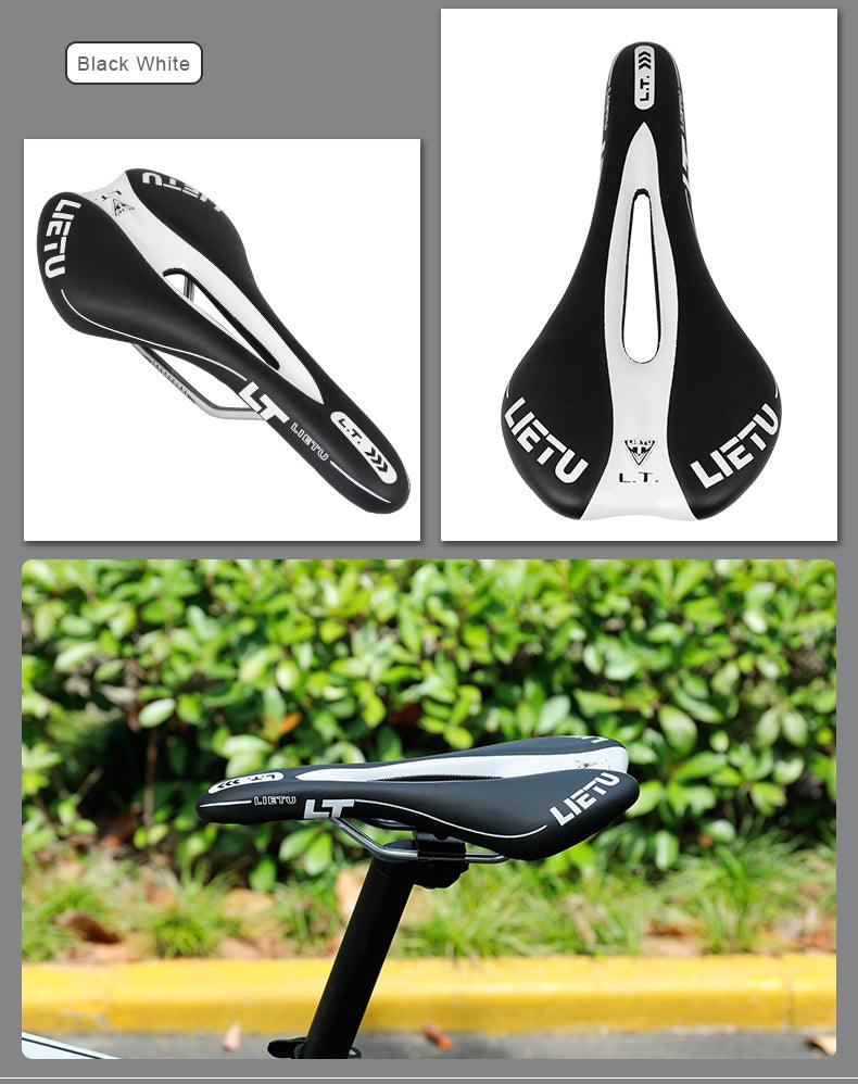 Ergonomic Perforated Road Bike Saddle with High-Density Foam Gel