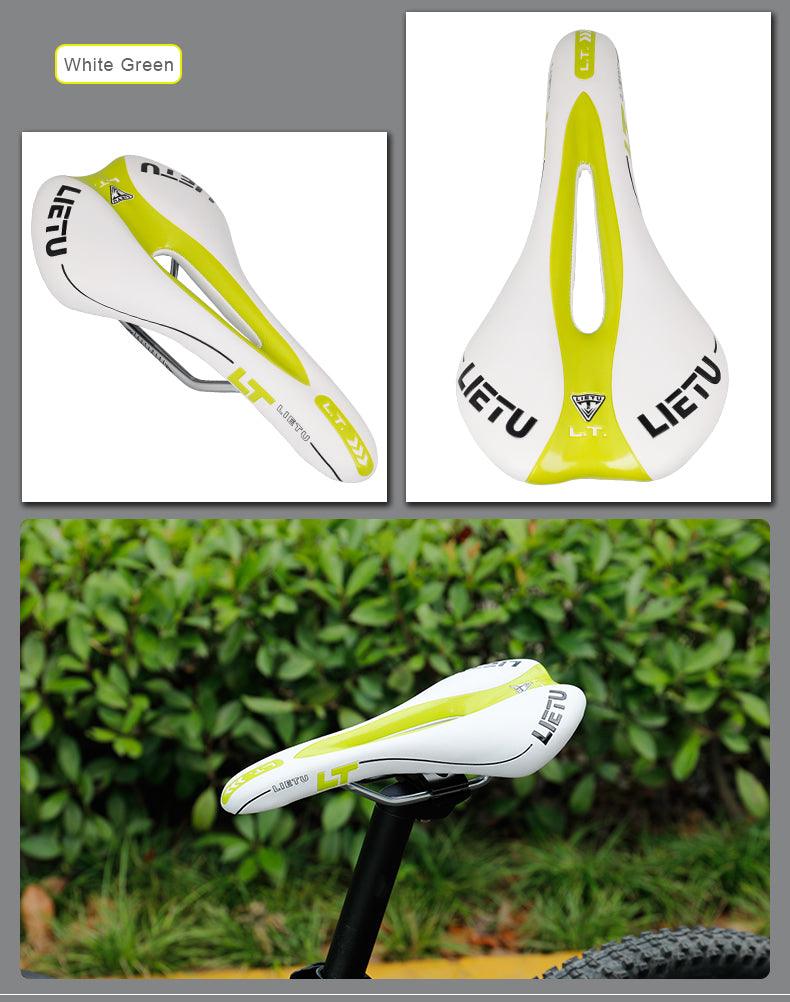 Ergonomic Perforated Road Bike Saddle with High-Density Foam Gel