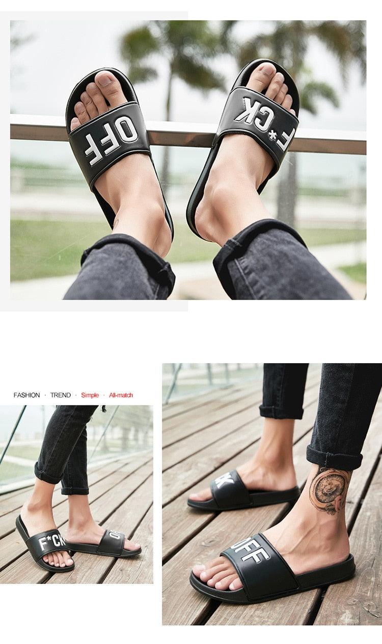 Unisex Non-Slip Quick-Dry Slides Comfortable Bathroom House Shoes