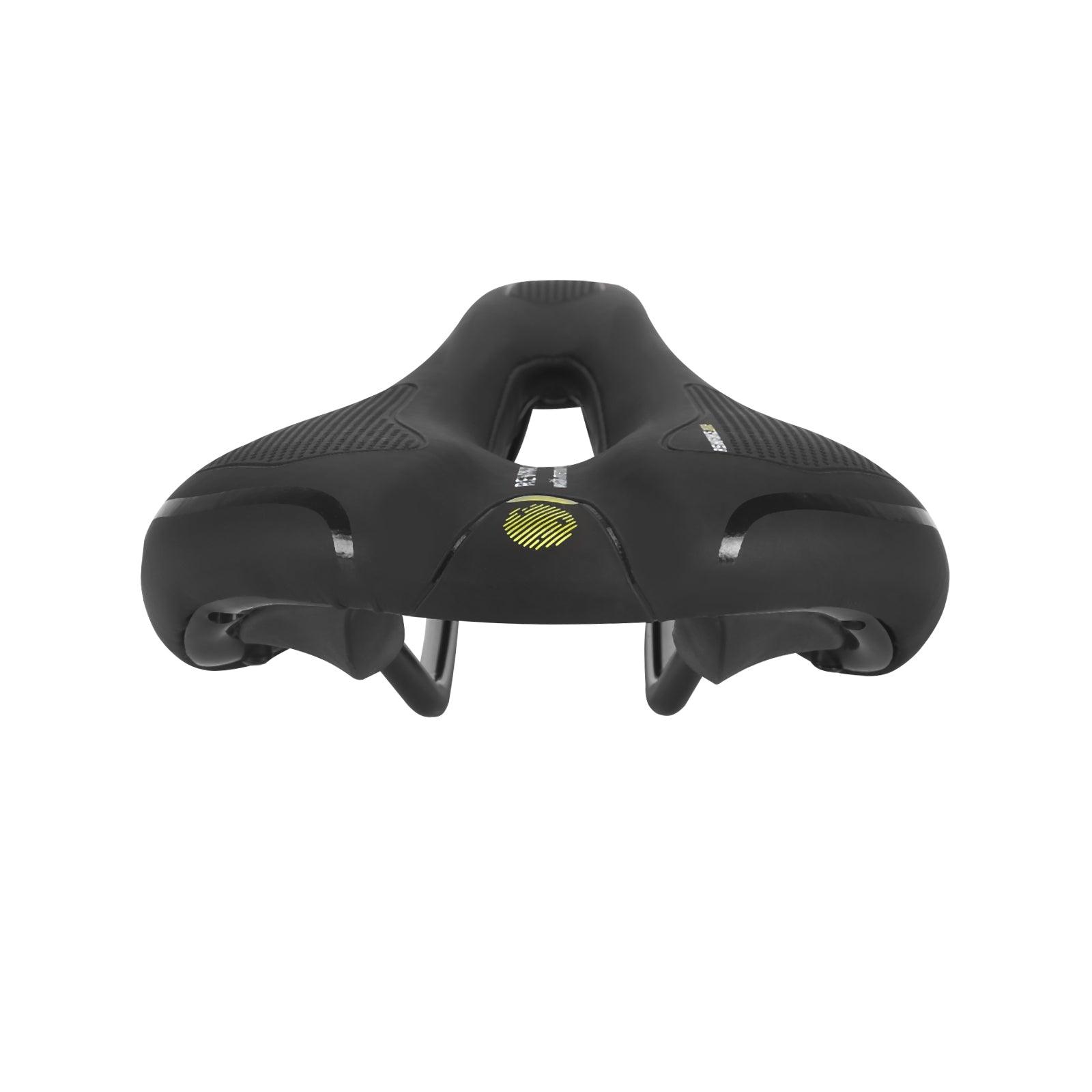 Ergonomic Hollow Bicycle Saddle with Memory Foam Shockproof Padding