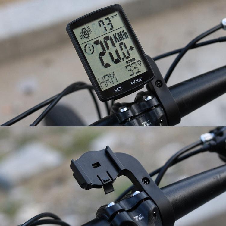 Wireless Waterproof Bicycle Speedometer with LCD Backlight Display