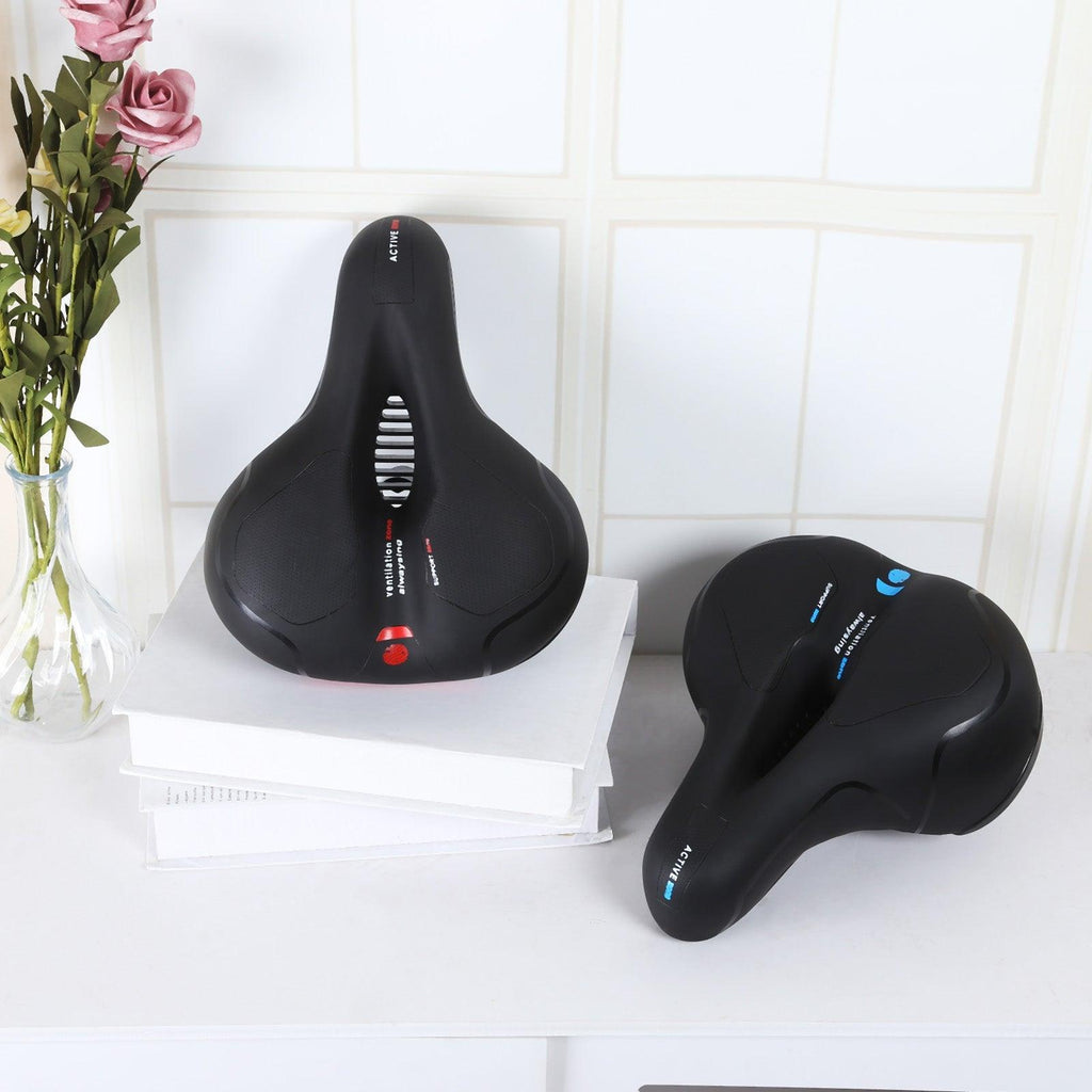 Comfortable Memory Foam Bicycle Saddle with Dual Shock Absorption
