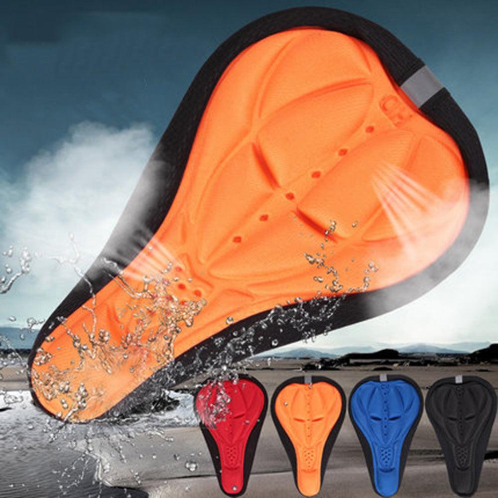 Thick Breathable Bike Seat Cover with Anti-Slip Silicone Sponge