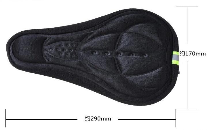 Thick Breathable Bike Seat Cover with Anti-Slip Silicone Sponge