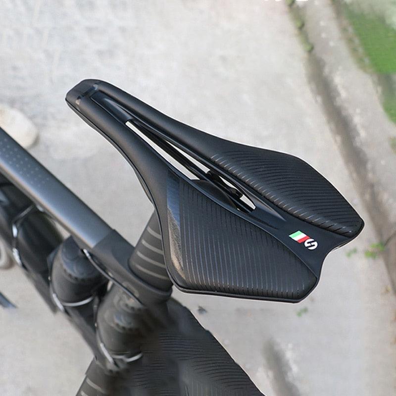 Ergonomic Wide Mountain Bike Saddle with Breathable Foam Padding