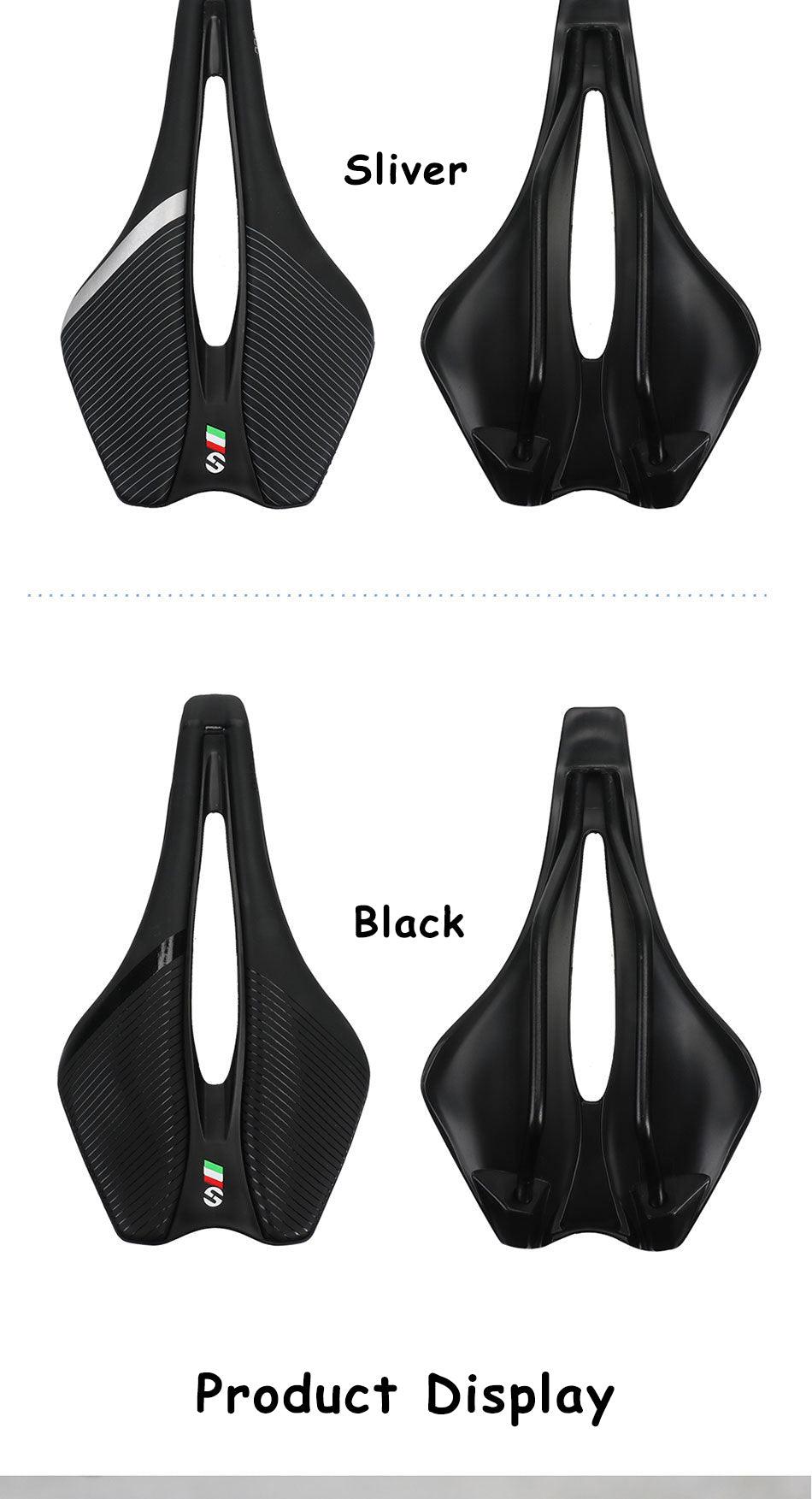 Ergonomic Wide Mountain Bike Saddle with Breathable Foam Padding