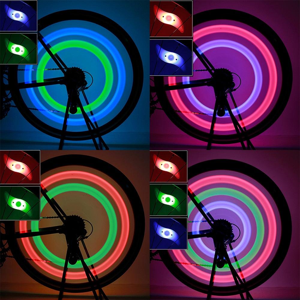 Waterproof LED Bike Wheel Spoke Lights for Kids & Teens, 3 Modes