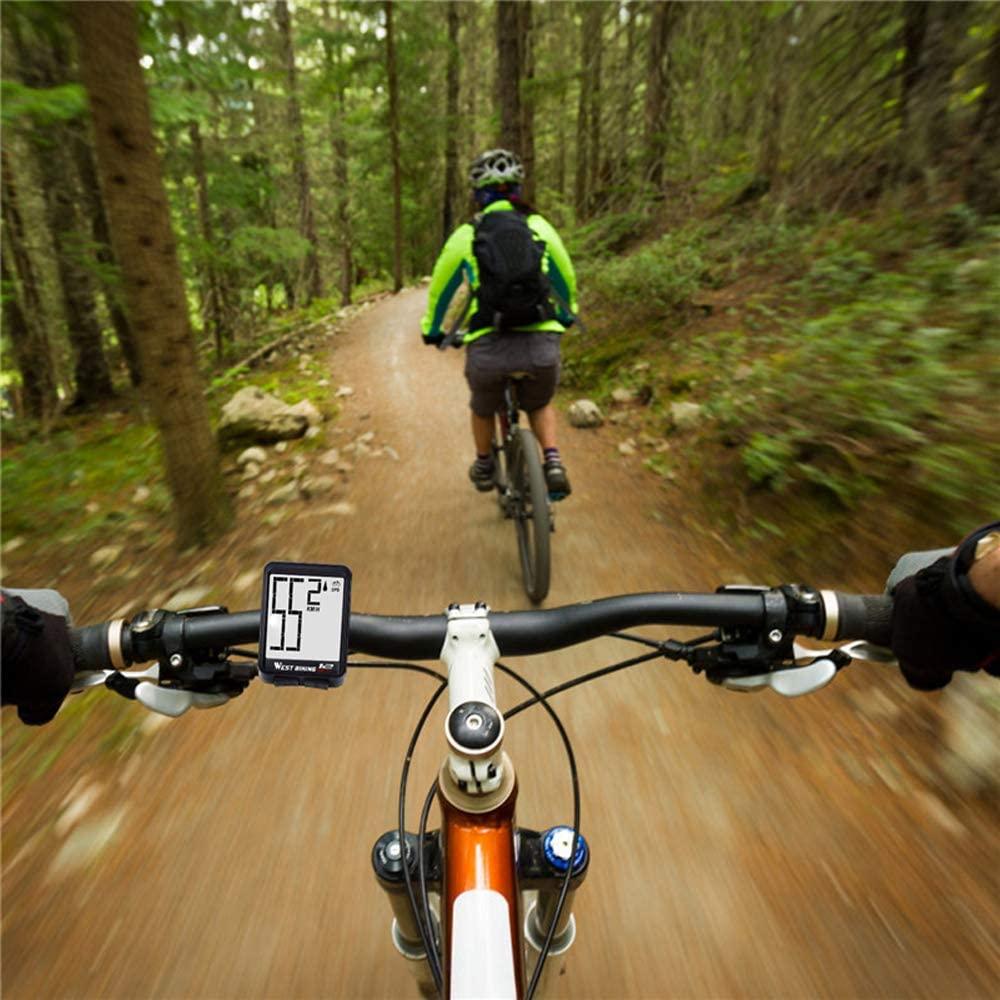 Wireless Bike Computer with Large LCD Display & Backlight