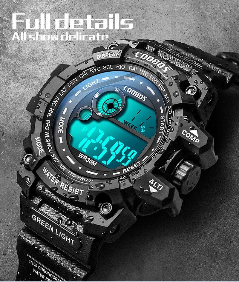Kids Waterproof Digital Sport Watch with EL Backlight and Alarm