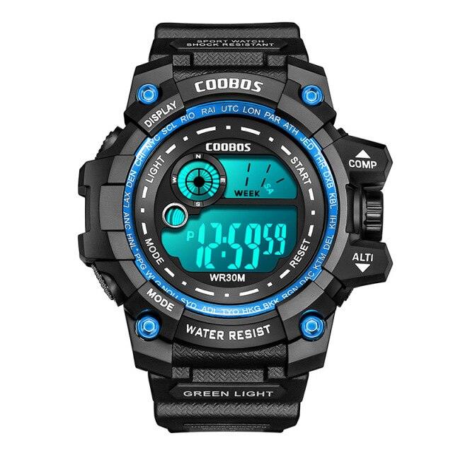 Kids Waterproof Digital Sport Watch with EL Backlight and Alarm