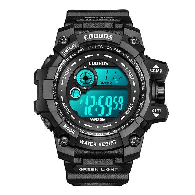 Kids Waterproof Digital Sport Watch with EL Backlight and Alarm