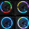 Bicycle LED Wheel Spoke Lights - Waterproof Safety Valve Caps